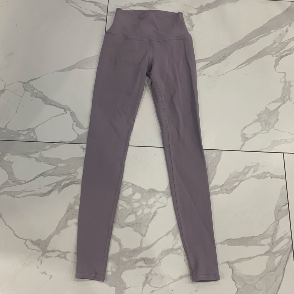 Alo Yoga High-Waist Airbrush Legging Sz XXS Purple Dusk